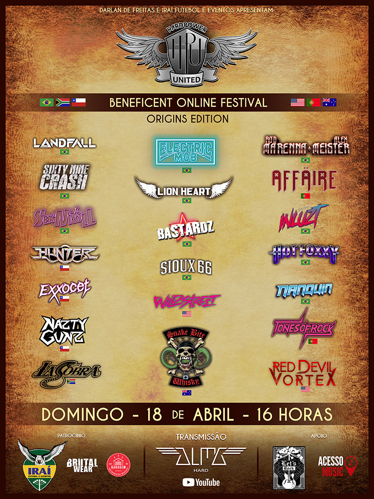 Insanity Records | Hard Power United reúne bandas internacionais em prol da causa indígena Insanity Records | Hard Power United reúne bandas internacionais em prol da causa indígena