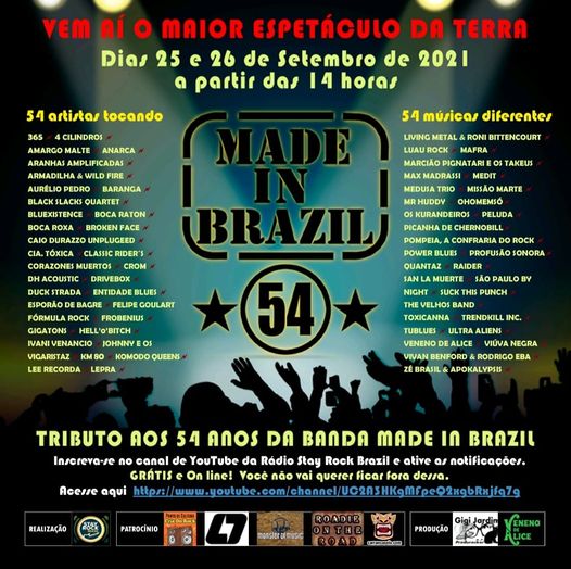 Insanity Records | Tributo ao Made In Brazil acontece neste fim de semana Insanity Records | Tributo ao Made In Brazil acontece neste fim de semana