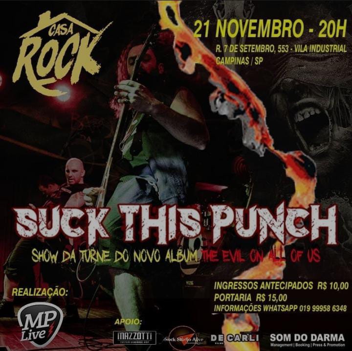 Insanity Records | Suck This Punch retorna aos palcos com show presencial em Campinas Insanity Records | Suck This Punch retorna aos palcos com show presencial em Campinas
