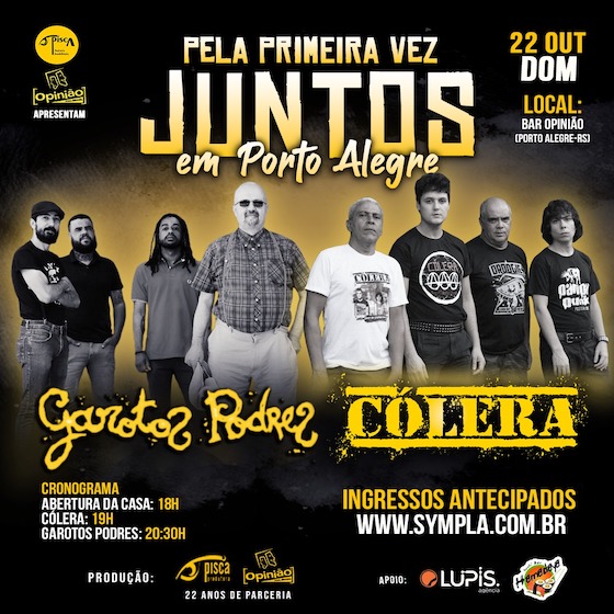 Opinião apresenta Garotos Podres e Cólera