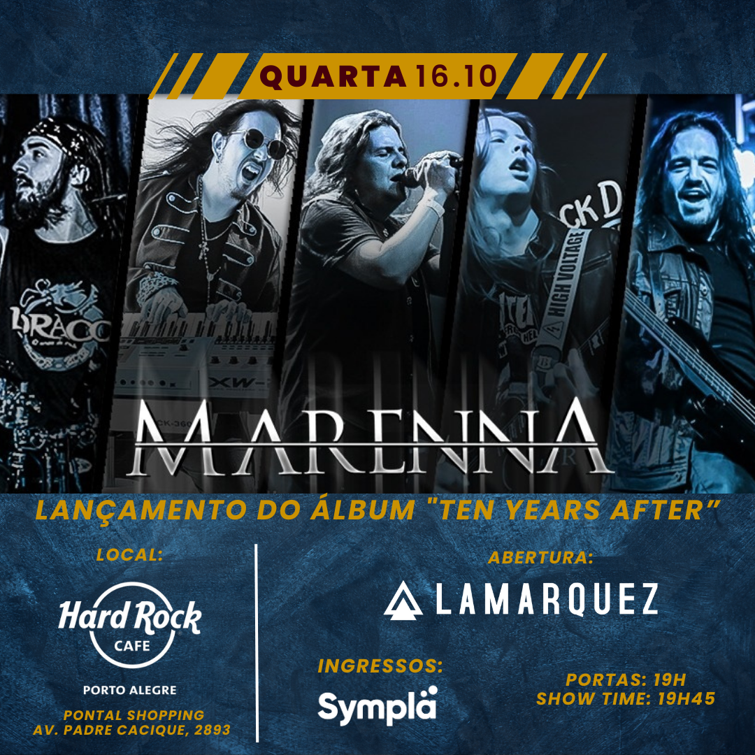 Marenna lança álbum comemorativo e show especial em Porto Alegre