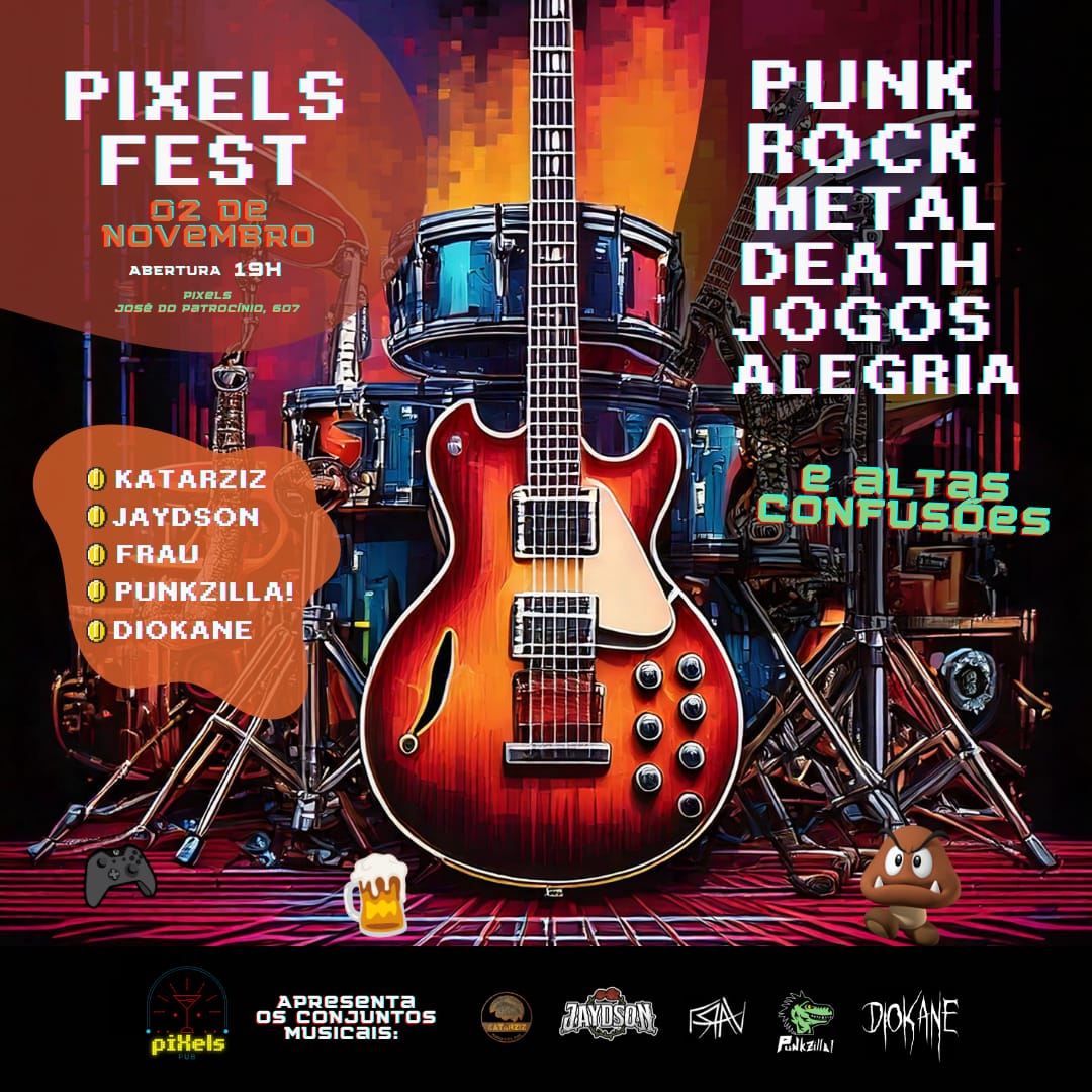 Insanity Records | Pixels Fest reúne bandas da cena rockeira de Porto Alegre neste sábado