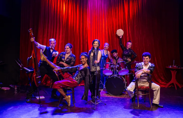 Espetáculo inédito da Cia Rústica, Cabaré do Tempo terá apresentação gratuita neste domingo