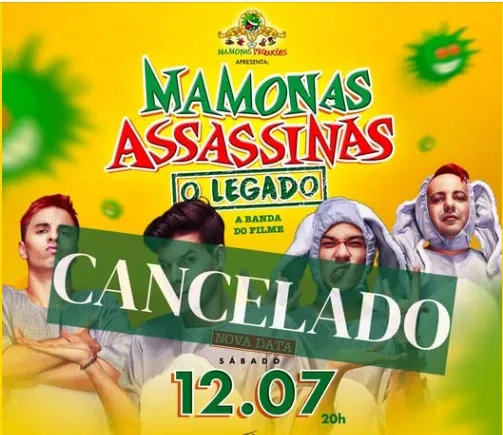 Insanity Records | Show do Mamonas Assassinas - O Legado cancelado em Porto Alegre