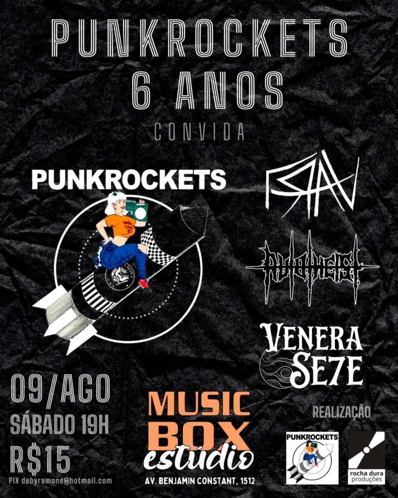Insanity Records | PunkRockets celebra seis anos de carreira com show em Porto Alegre