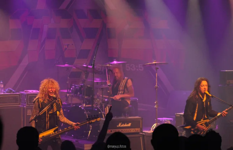 Stryper celebra quarenta anos de carreira com excelente show em Porto Alegre