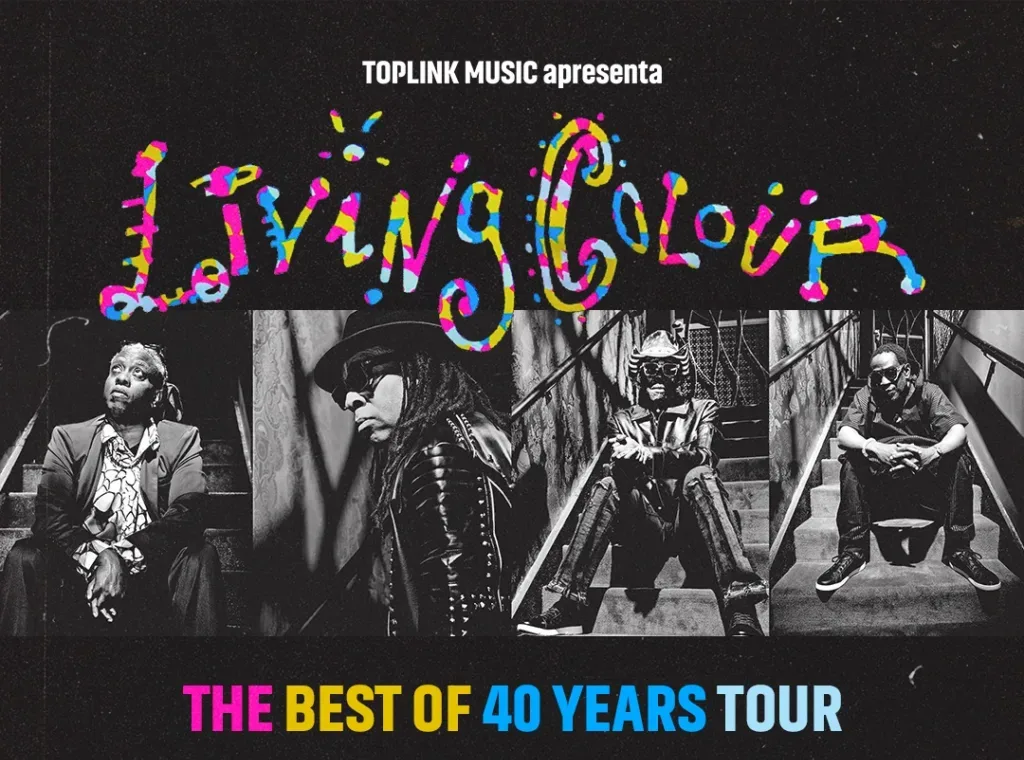 Insanity Records | Living Colour celebra 40 anos de história em Porto Alegre dia 26 de fevereiro