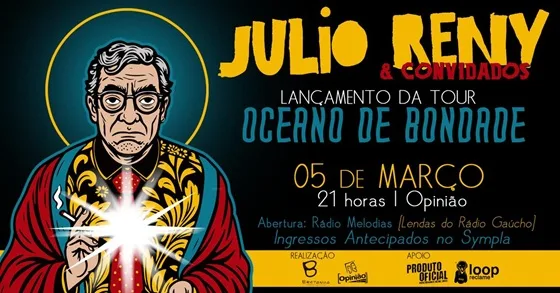 Insanity Records | Julio Reny retorna ao palco do Bar Opinião em março